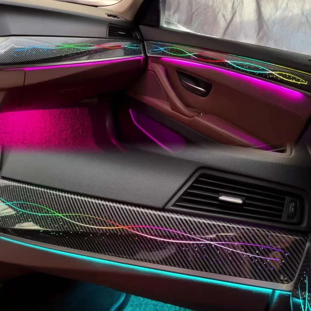 64 Colors Symphony Rainbow Car Ambient Light for BMW 5 Series F10 F11 F18 2011-2017 Interior Atmosphere Lighting Led Light