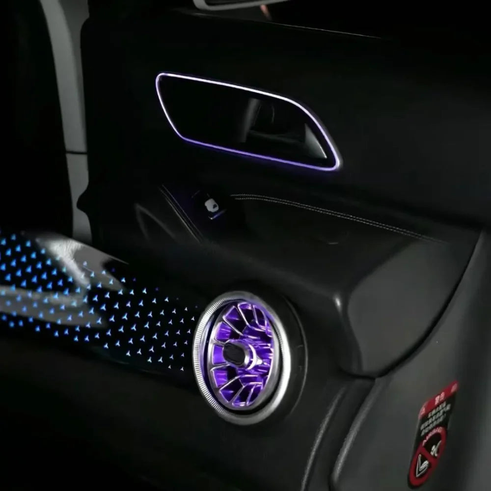 Auto 64-color Interior LED Lighting For Mercedes-Benz CLA/GLA/A/B-Class W156/W117/W246/W176 2013-2019 LHD/RHD Symphony Kit