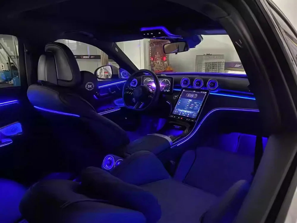 for Mercedes-Benz GLC X254 64-Color Stylish Car Ambient Light Interior Atmosphere Lighting Kit Interior Atmosphere Lighting