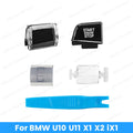 LHD Crystal Gear Shift Knob 3 Piece Set For BMW x1 ix1 u1 u12 x2 ix2 u10 Car Interior Kit 2023-2025 Central Control Shift Button