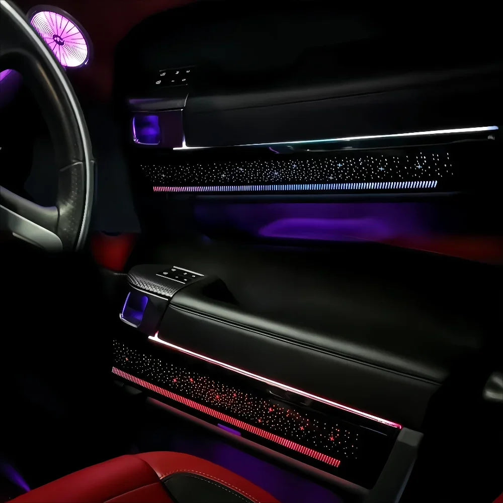 Upgrade Car Interior Ambient Lighting for Land Rover Range Rover Sport 2014-2022 LHD/RHD 64-color LED Symphony Ambient Light