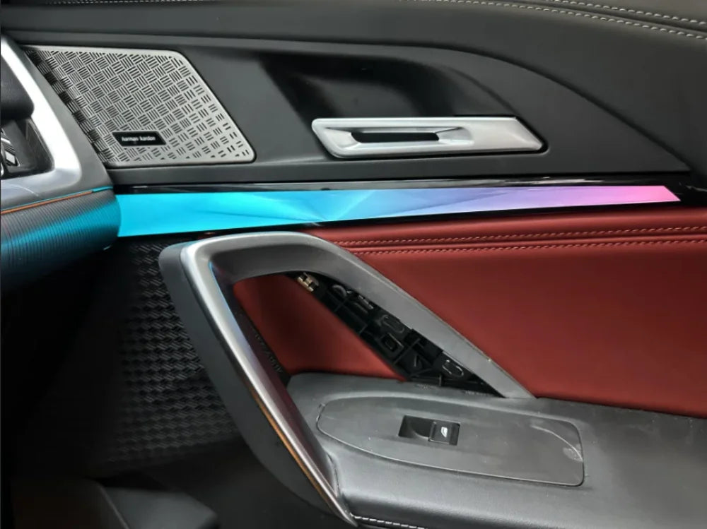 Upgrade Car Interior Crystal Ambient Light for BMW X1 X2 U11 U10 2023-2025 Car 64 Color LED Symphony Kit Auto Door Lights