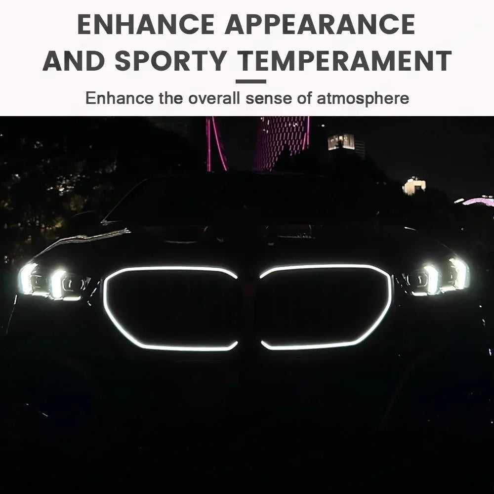 LED Light Grille For BMW New 5 Series G60 G61 i5 Style Kidney Grille Front Grill Grid M Sport Illuminated With Lamp Auto Parts