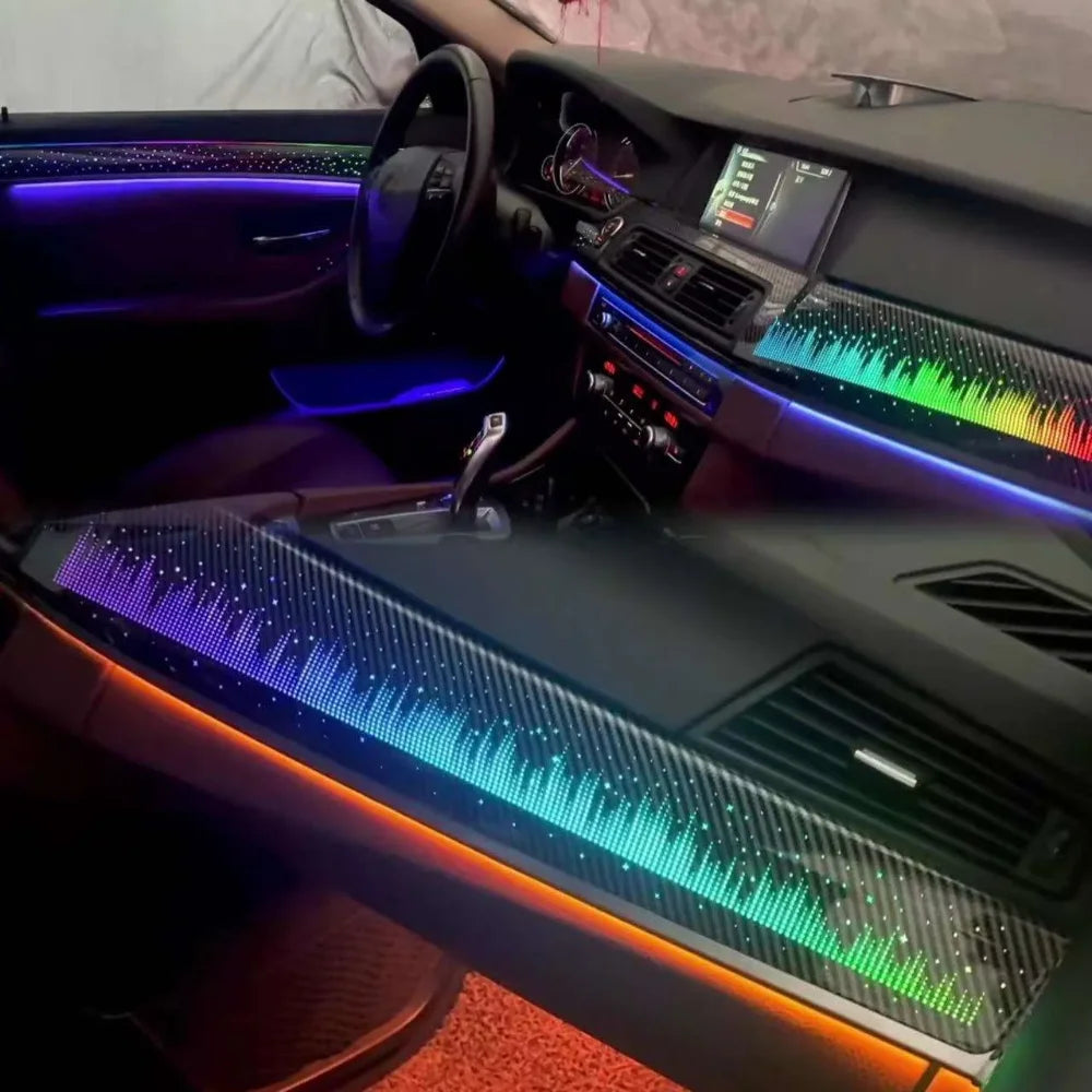 64 Colors Symphony Rainbow Car Ambient Light for BMW 5 Series F10 F11 F18 2011-2017 Interior Atmosphere Lighting Led Light