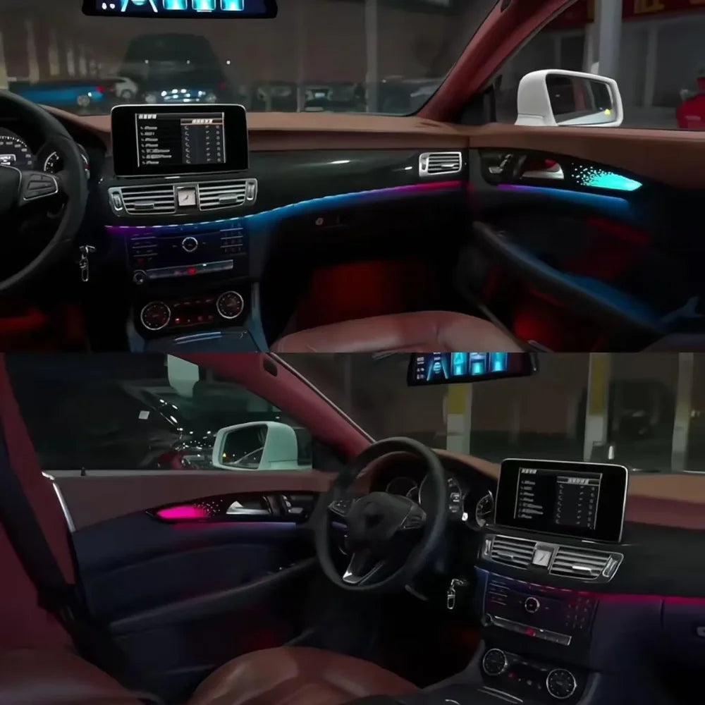 High-Quality 64-LED Interior Ambient Light Kit For Mercedes Benz CLS W218 Symphony Decoration Accessories Atmosphere Light