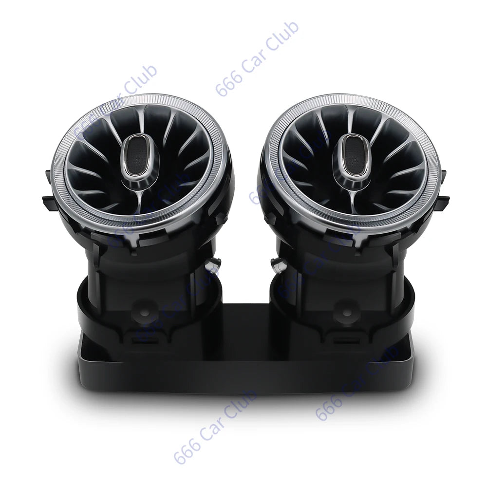 64 Colours LED Rears Air Vent For Mercedes Benz E-Coupe CLS G-Class W238 W434 C257 Back Turbine Air Outlet Nozzle Ambient Lights