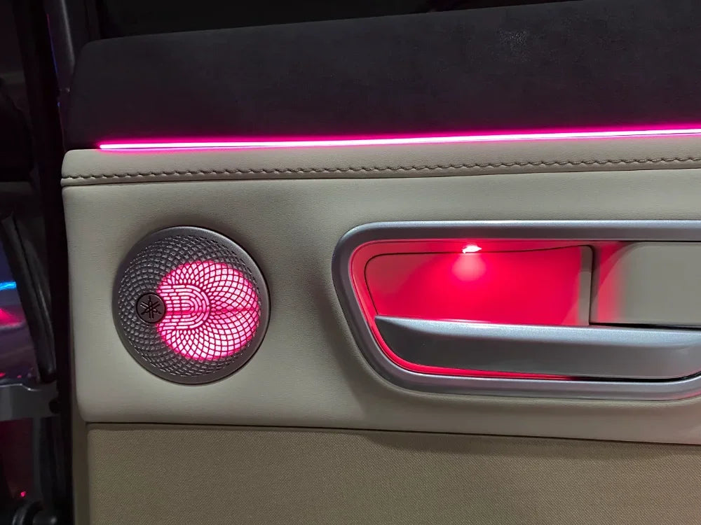 Auto AccessariesAuto Interior 256 Colors Symphony Ambient Light For Toyota Toyota BZ3X Decorate Light Seat Back Moulding Trim Ki