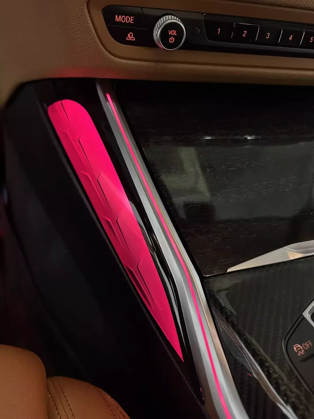 Saddle Light Car Ambient Light for BMW 3 Series I3 M3 M4 G20 G22 G80 G82 Auto Interior Atmosphere Lighting 12v Led Lights