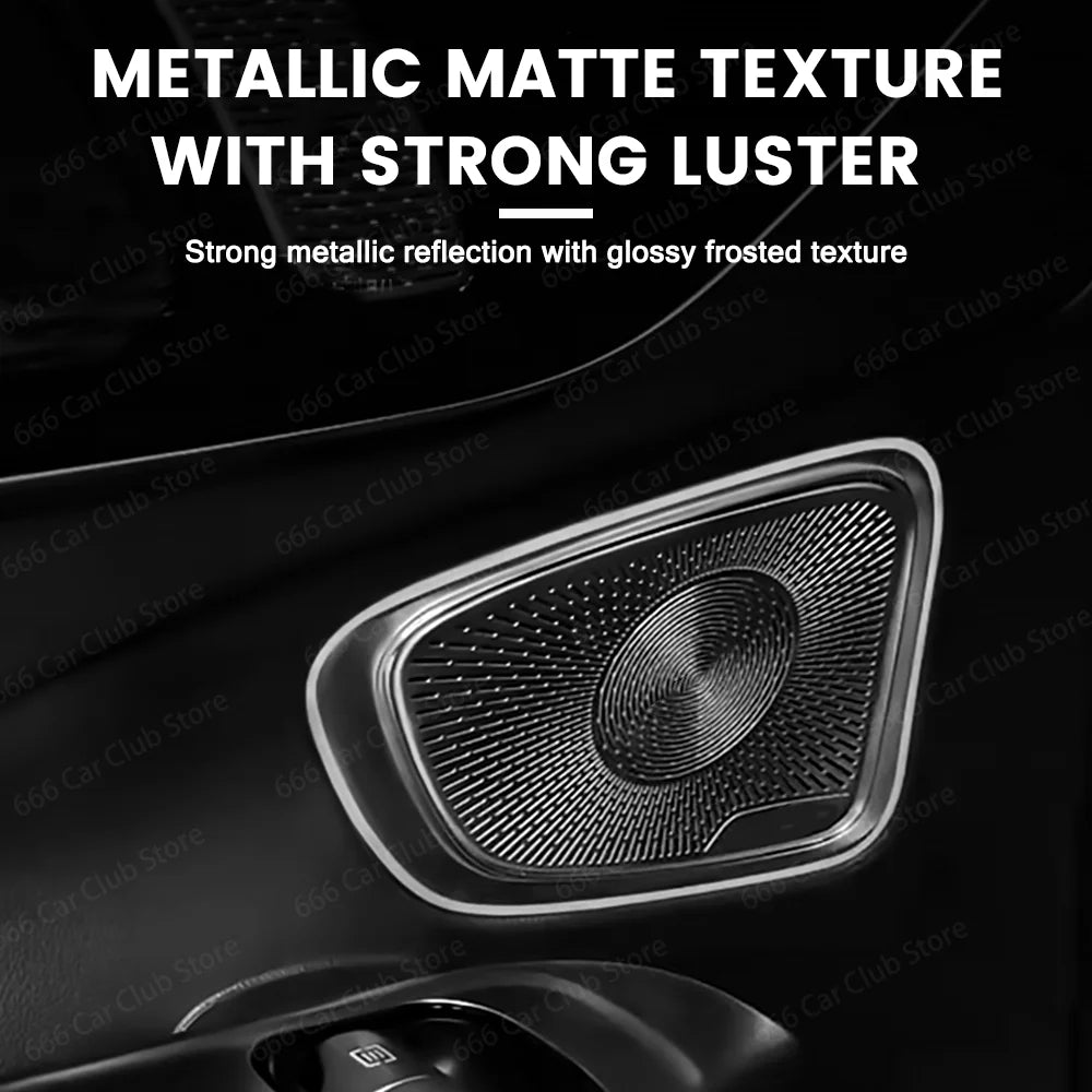 No Light Audio Speaker Door Loudspeaker Panel Cover Compatible with Mercedes Benz GLC X254 C Class - Vehicle Interior Accessory