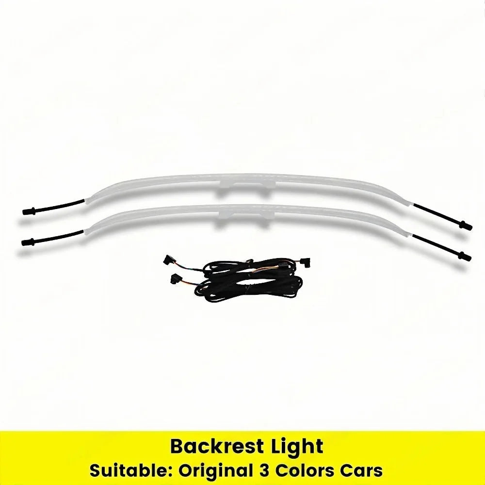 64/256 Colors LED Seat Back Lamp Backrest Ambient Light For Mercedes Benz C-Class W205 W206 GLC X253 X254 E-Class W213