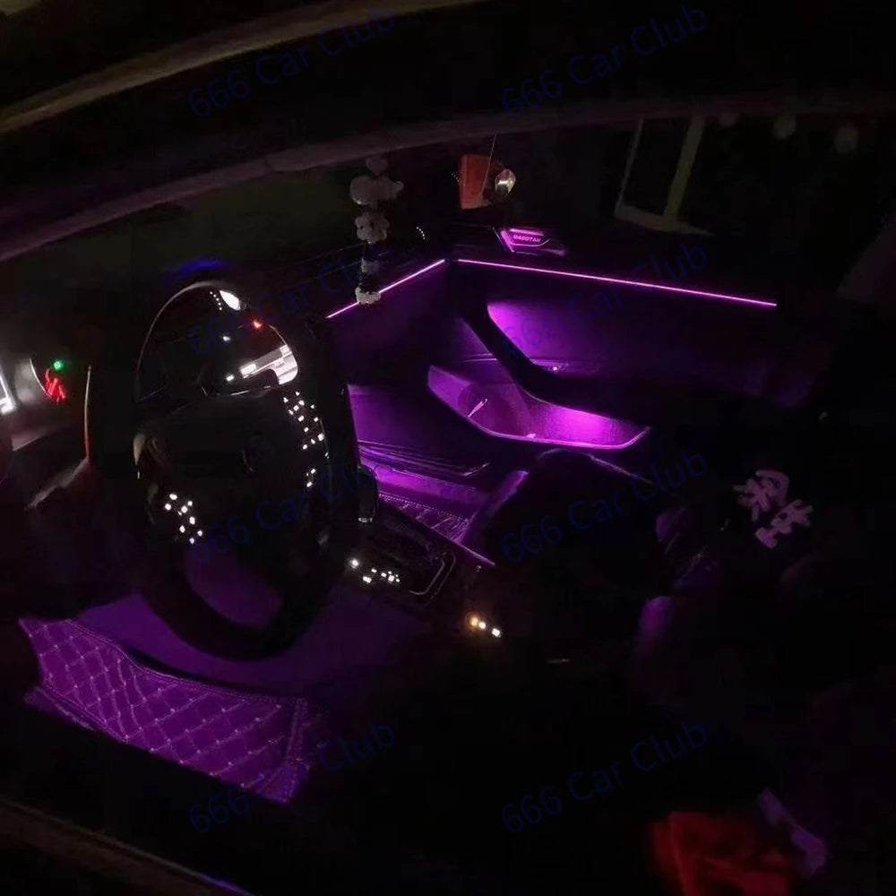 10/30 Colors Ambient Light For Volkswagen Golf 7 GOLF 7.5 MK7 2014-2021Car Instrument Panel Door Decorative Atmosphere Lamp Part