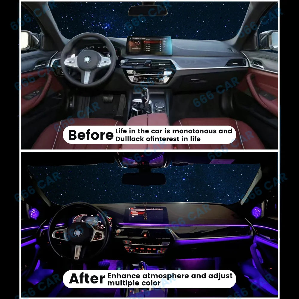 LED Speaker Cover Lamp For BMW G30 New 5 Series 11 Colour Car RGB Tweeter Midrange HiFi Music Stereo Horn Ambient Light Decorate