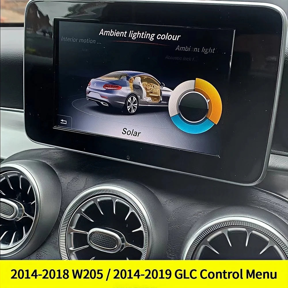 OBD For Mercedes-Benz A/B/C/GLC/CLA/GLA/ W176 W177 W246 W205 X253 W156 W117 X156 Ambient Light Function Menu Activation
