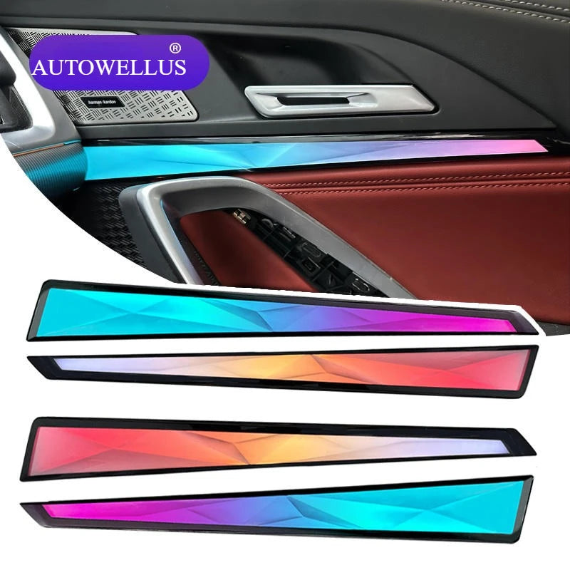 Crystal 64-Color LED Ambient Light for X1/X2/U11/U10 12V 3-5W Non-Destructive Installation Car Interior Decoration