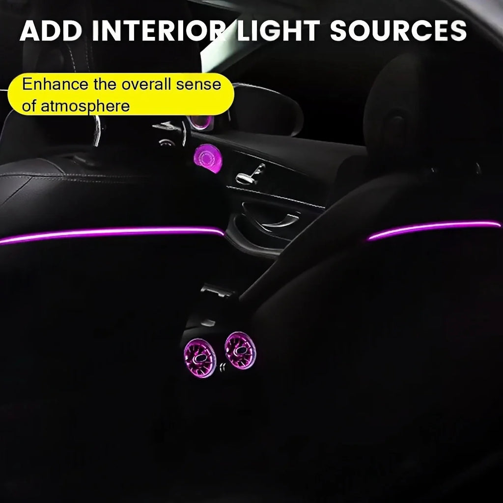 64/256 Colors LED Seat Back Lamp Backrest Ambient Light For Mercedes Benz C-Class W205 W206 GLC X253 X254 E-Class W213