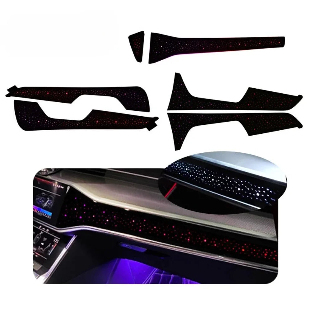 64-Color Auto Atmosphere Light For Audi 2019-2025 A6 C8 Car Ambient Lighting Accessories For Interior Decoration Upgrade