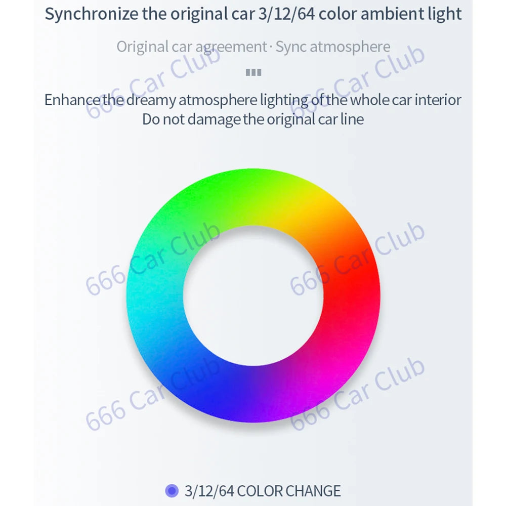 64 Colours LED Car Door Luminous Speaker Cover For Mercedes Benz W205 X253 W213 W238 Coupe Sound Metal Decoratio Ambient Light