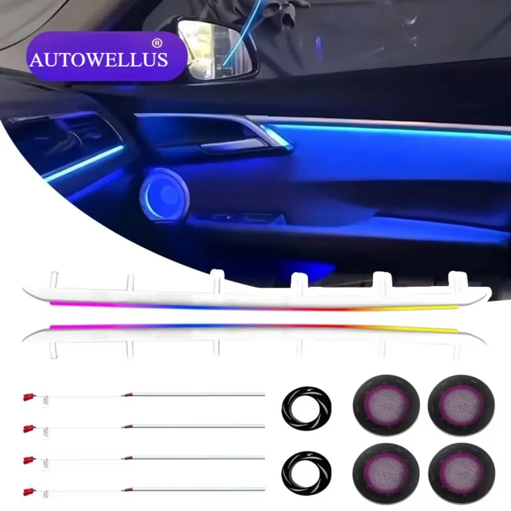 64 Colors Car Ambient Light for BMW 1 Series F52 F40 2016-2023 12V LED Lights Bar Auto Interior Atmosphere Lighting Upgrade