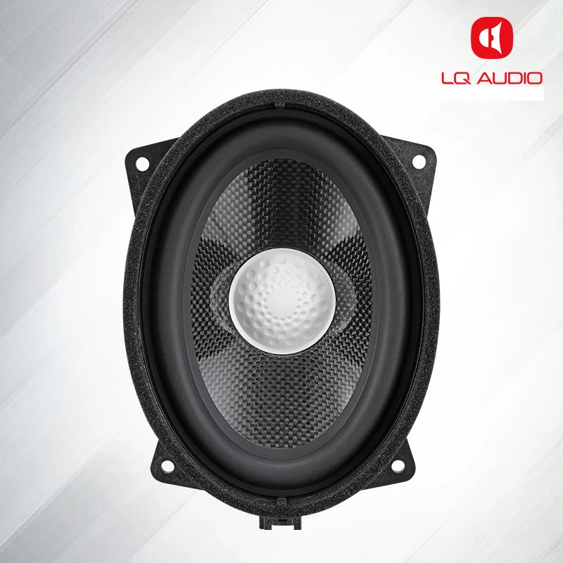 Car Audio Upgrade for BMW 3, 5 Series F30, G30, F10, E90, G20, G05 LQ Carbon Cone Silk Dome Tweeter, Midrange Speaker, Subwoofer