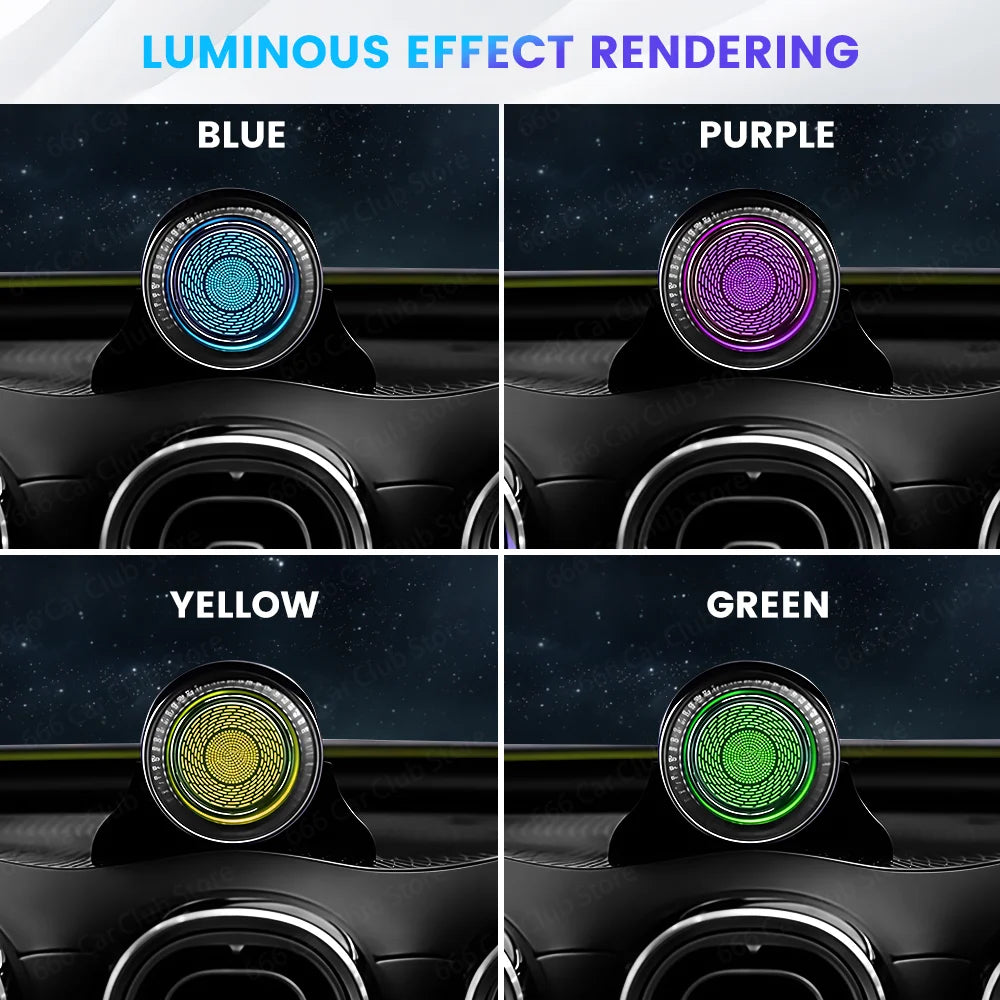 64 Color Rotating Center Speaker for Mercedes Benz C Class W206 GLC X254 W214 Rotatable Speaker with Multicolor Options