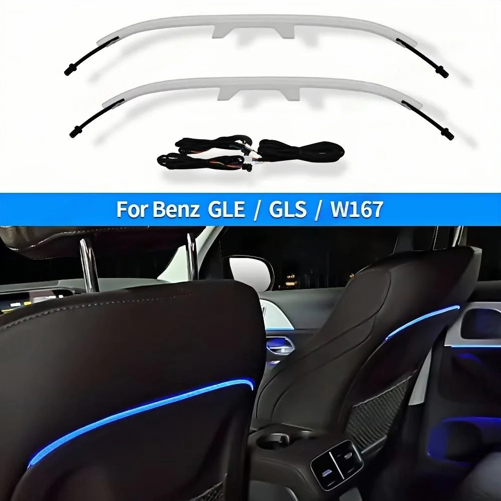 64 Colours LED Skylight Lights For Mercedes Benz W167 GLE GLS AMG GLE53 Car Interior Multicolor Ambient Light Sunroof Lamp Refit