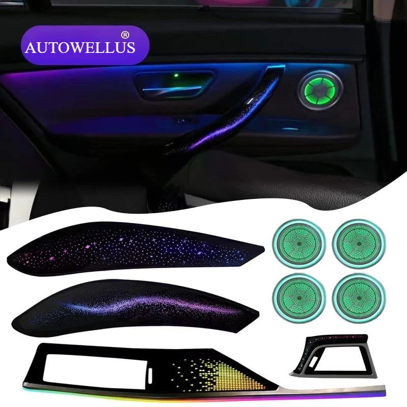LHD/RHD Symphony Starry Sky Car Ambient Light for BMW 3 Series 2013-2019 F30 F34 F35 12v Led Interior Atmosphere Lights bar