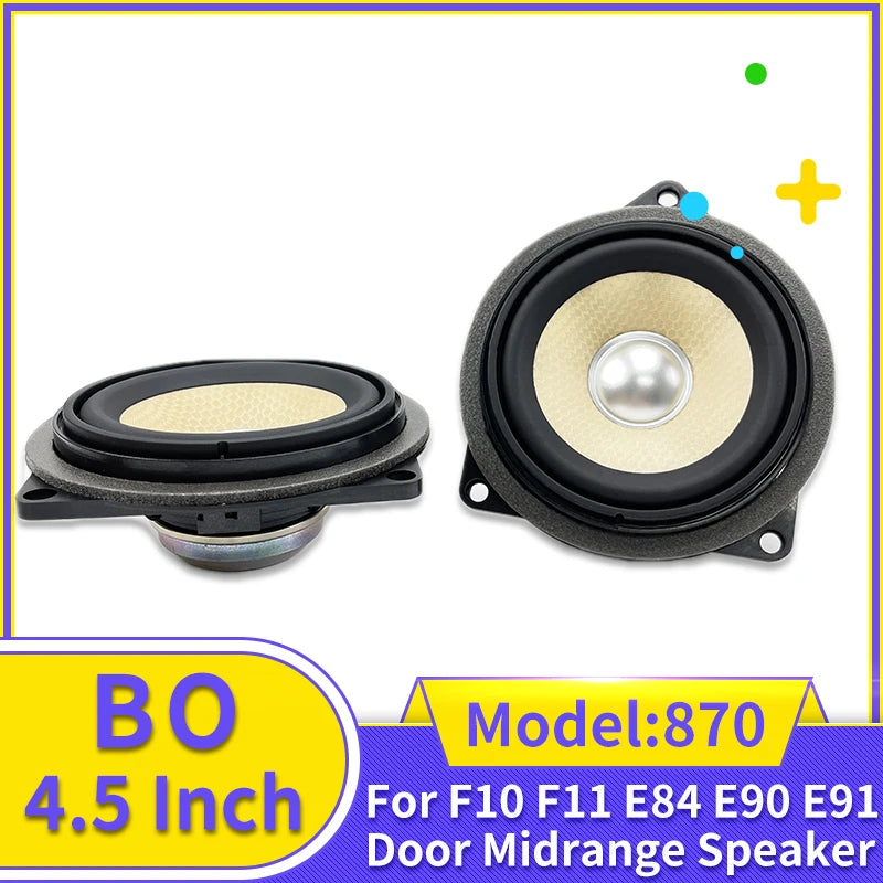4.5 Inch Car Door Midrange Speaker For BMW F10 F11 E90 E91 E92 E93 E81 E84 5 3 X1Series Loudspeaker Audio Sound Accessories Horn