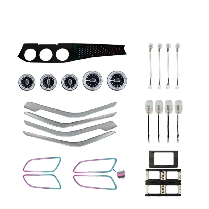 Ambient Lighting For Mercedes Benz GLAW156 2013-2019 Upgraded 256 Color CLAW117 Symphony Ambient Light Interior Rainbow Kit