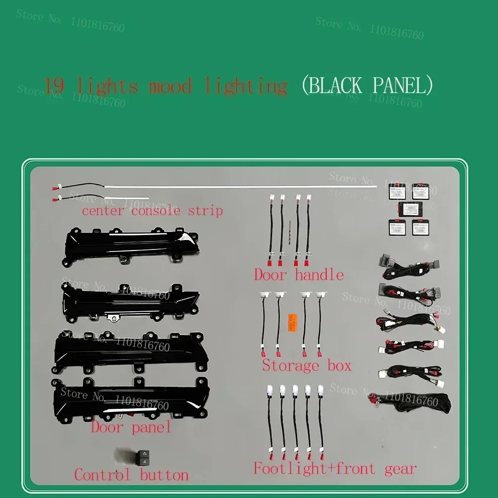Auto AccessariesFor Honda Civic 11th INTEG 2022+ Interior Glow Neon Lighting Decorative Lights Ambient Atmosphere Lights Door Pa