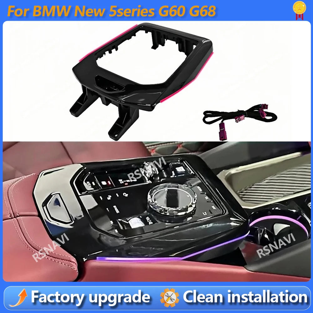 LED 15 Colors for BMW 5 Series G60 G68 i5 Car Ambient Light Saddle Lamp Reading Light Sunroof light Interior Accessories 2024-25