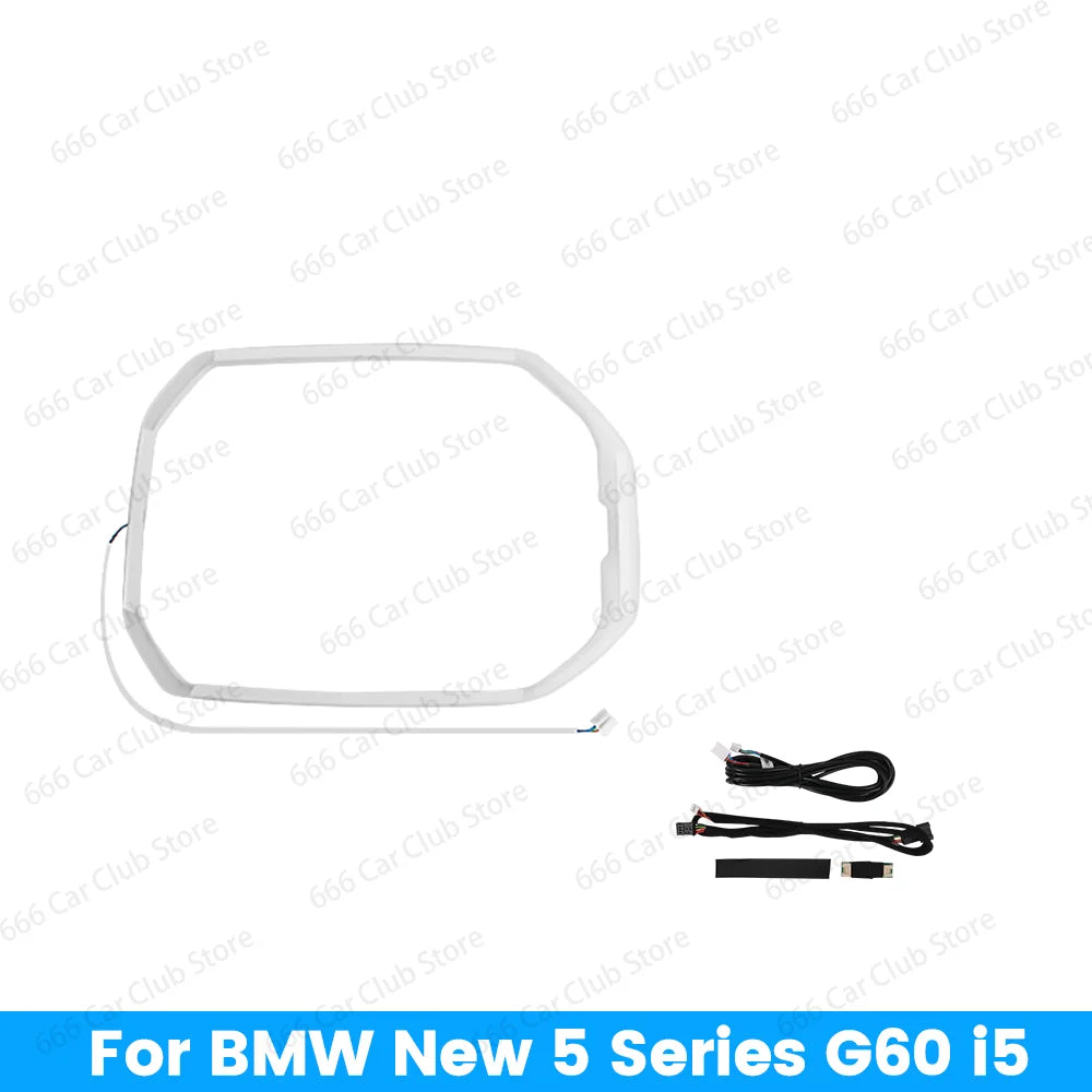 11 Color Ceiling Reading Ambient Light For BMW New 5 Series G60 i5 LED Ambient Light Automotive Interior Supplies