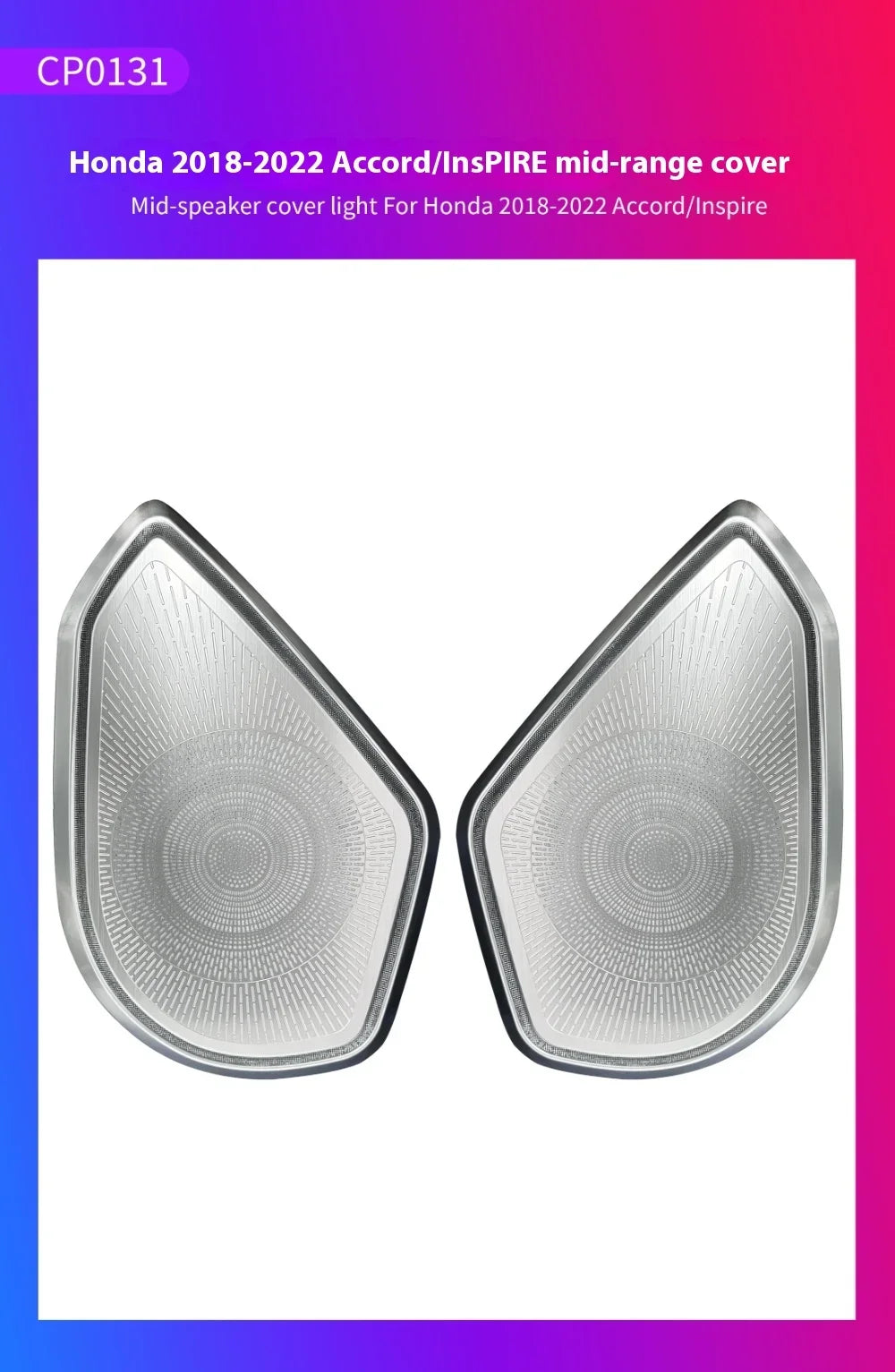 4D Rotating Tweeter Ambient Light  For Honda Accord 2018-2022 Atmosphere RGB Ambiente Lamp Kit Backlight environmental