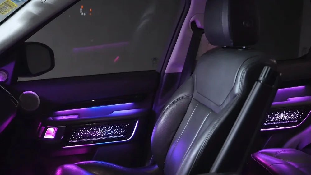 64 Colors Upgrade Symphony LED Ambient Light For Land Rover Discovery 5 2017-2024 Decorative Accessories Atmosphere Light