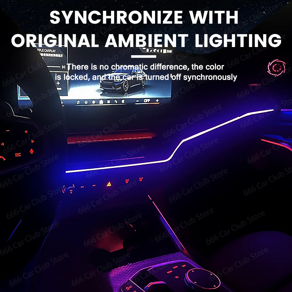 11 Colors LED Center Console Instrument Lights for BMW New 3 Series G20 G21 G22G26 G80Car Lnterior Decorative Ambient Light Part