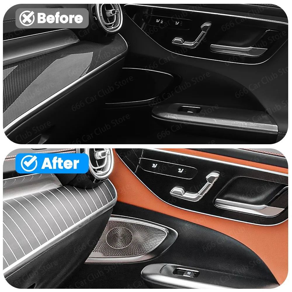 No Light Audio Speaker Door Loudspeaker Panel Cover Compatible with Mercedes Benz GLC X254 C Class - Vehicle Interior Accessory