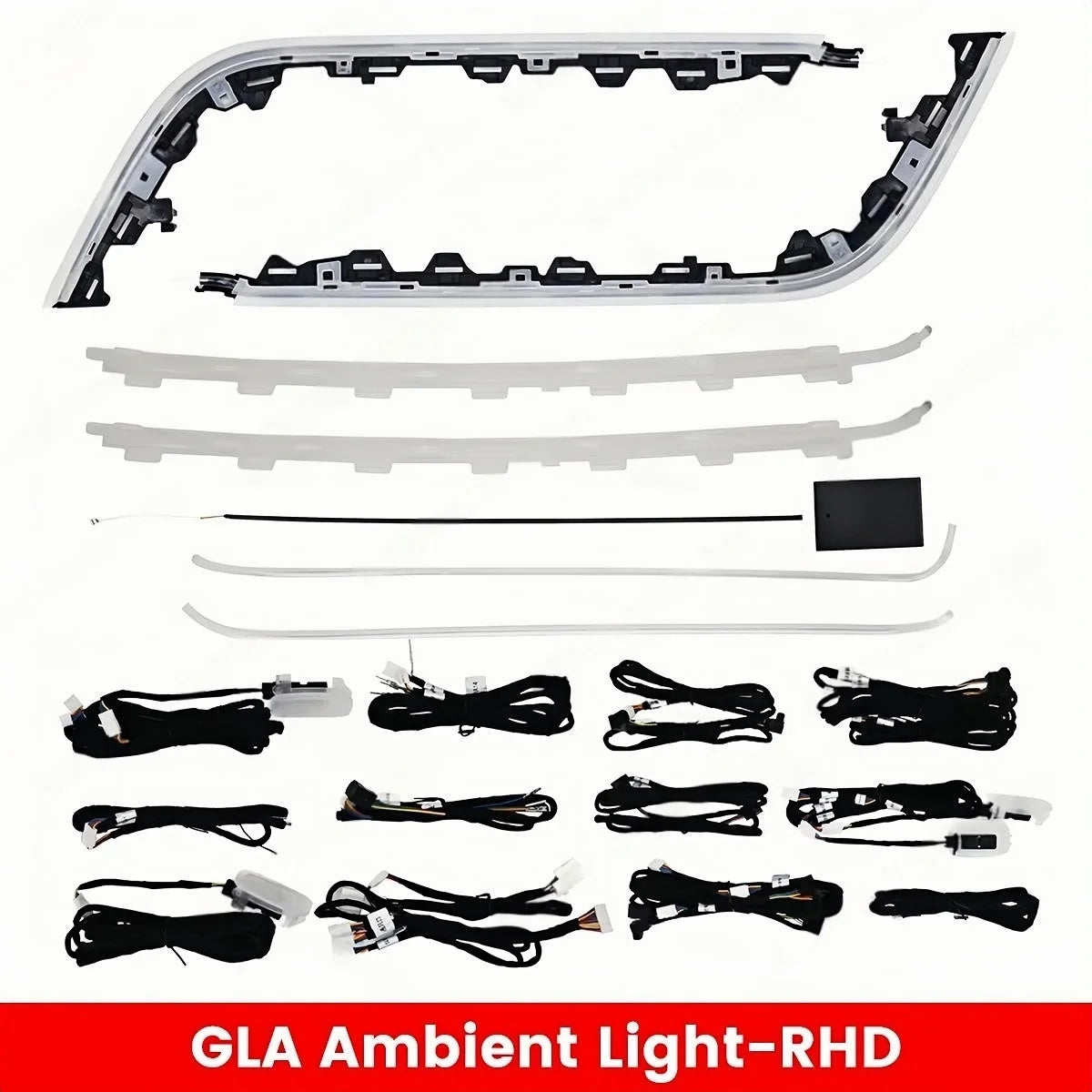 Car Ambient Light For Mercedes-Benz W177 W118 W246 CLA A 64 Colors LED Illuminated Atmosphere Ambient Light Advanced Air Outlet