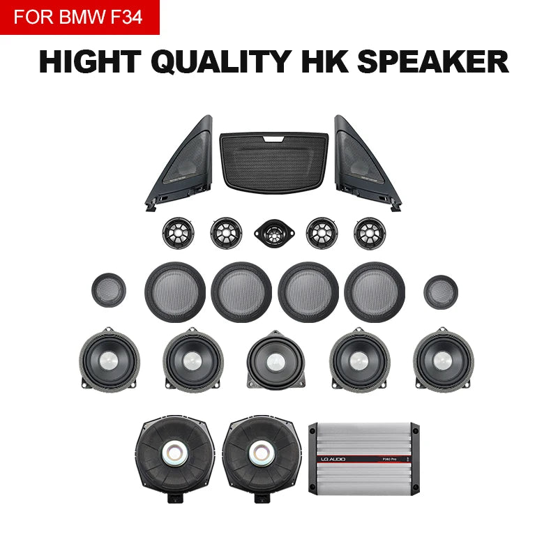 Car For BMW F34 3GT 3 Series Speaker Front Door Tweeter Music Modification Sticker Decoration Original Upgrade Cover Loudspeaker