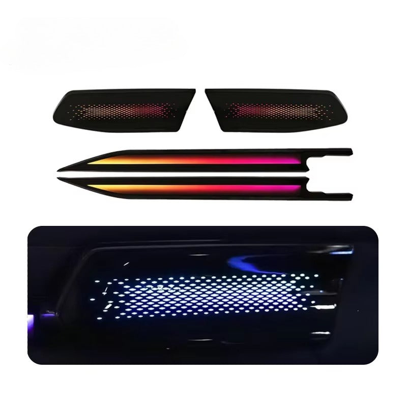 64 Colors APP Control Car Interior Ambient Light for Ford Ranger 2023-2024 Interior Decorative Lamp 21in1 for Car Upgrade